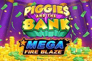 Playtech : Mega Fire Blaze: Piggies and the Bank™ PPJP - MOTO128